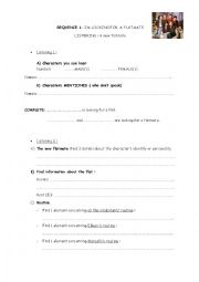 English Worksheet: Listening worksheet a new flatmate