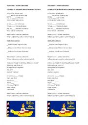 English Worksheet: THE BEATLES-- YELLOW SUBMARINE