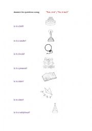 English Worksheet: Is it a...?