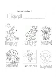 English Worksheet: Moods