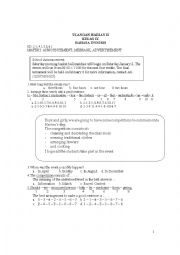 English Worksheet: exercise