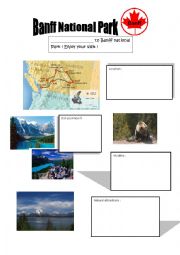 English Worksheet: Banff national park
