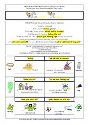 English Worksheet: Clothes Idioms