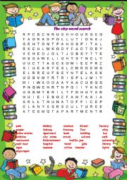 City Word Search