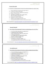 English Worksheet: Future Events