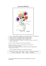 English Worksheet: Pablo Picasso