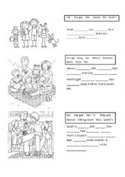 English Worksheet: he is got