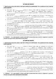English Worksheet: MY LIFE IN 5 shot