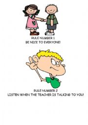 rhyming classroom rules