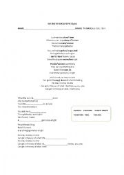 English Worksheet: Listening Comprehension 