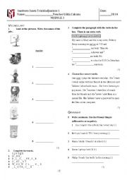 English Worksheet: JOBS AND PRESENT SIMPLE