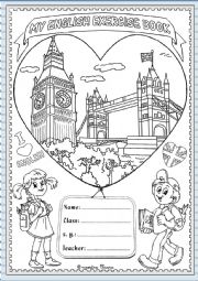  Cover English exercise book