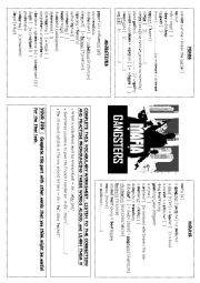 English Worksheet: Mafia gangsters vocabulary