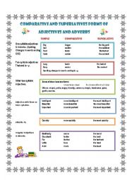 English Worksheet: comparative form