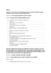 English Worksheet: Writing Practice