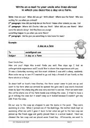 English Worksheet: Lesson note including a sample composition 