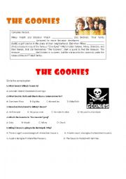 English Worksheet: The Goonies