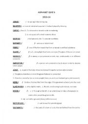 English Worksheet: Alphabet quiz 3