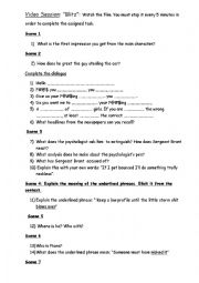 English Worksheet: Blitz