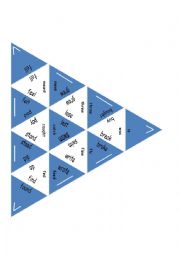 Trimino - Irregular verbs game