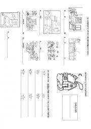 English Worksheet: PARTS OF THE HOUSE REVIEW