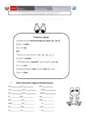 English Worksheet: Present Simple - Third Person Singular 