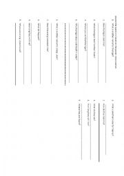 English Worksheet: comprehension