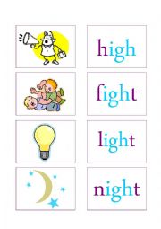 Vocabulary Memory game (igh)