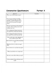 English Worksheet: Music Conversation & Discussion