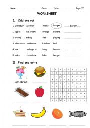 Kids box 1 - worksheet unit 12