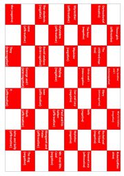 Verbs Checkers Game