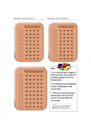 English Worksheet: Guess the Colors
