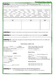 COUNTRY ROADS, TAKE ME HOME SONG WORKSHEET