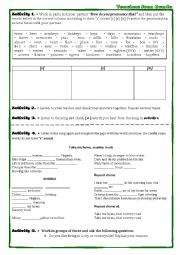 English Worksheet: COUNTRY ROADS, TAKE ME HOME SONG WORKSHEET