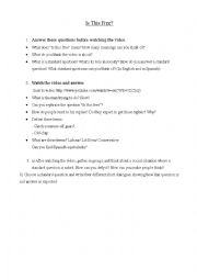 English Worksheet: Social situations