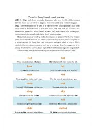 Tense / lax vowel practice (short/long vowels) for Japanese and other ELLs