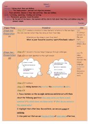 English Worksheet: Expressing likes and dislikes