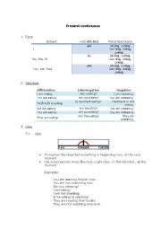 English Worksheet: Present Continuous