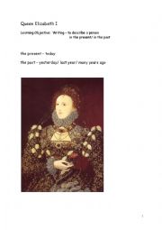 English Worksheet: Queen Elizabeth I