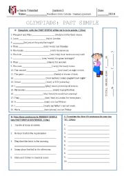 English Worksheet: Past Simple Verbs