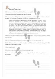 English Worksheet: Sherlock Holmes the movie