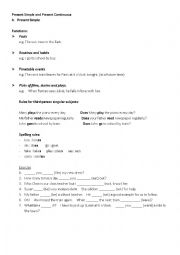 English Worksheet: Simple Present