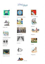 School Places ( vocabulary)