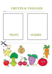 English Worksheet: FRUITS AND VEGGIES 