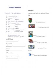 English Worksheet: Verb To-Be