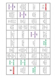 English Worksheet: CONVERSATION AND REVIEW