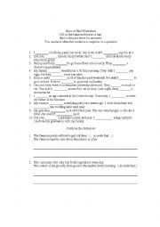 English Worksheet: Have or had worksheet