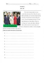 English Worksheet: have/has
