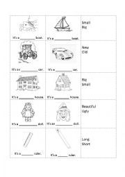 English Worksheet: Adjectives