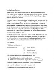 English Worksheet: English test